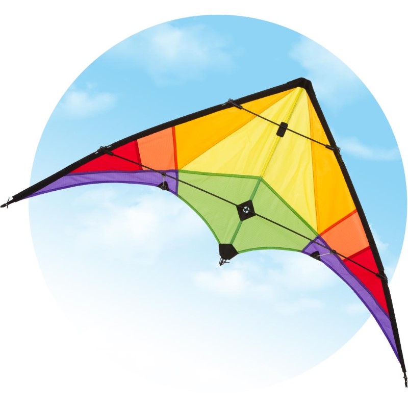 ECO: STUNT KITE "ROOKIE RAINBOW"