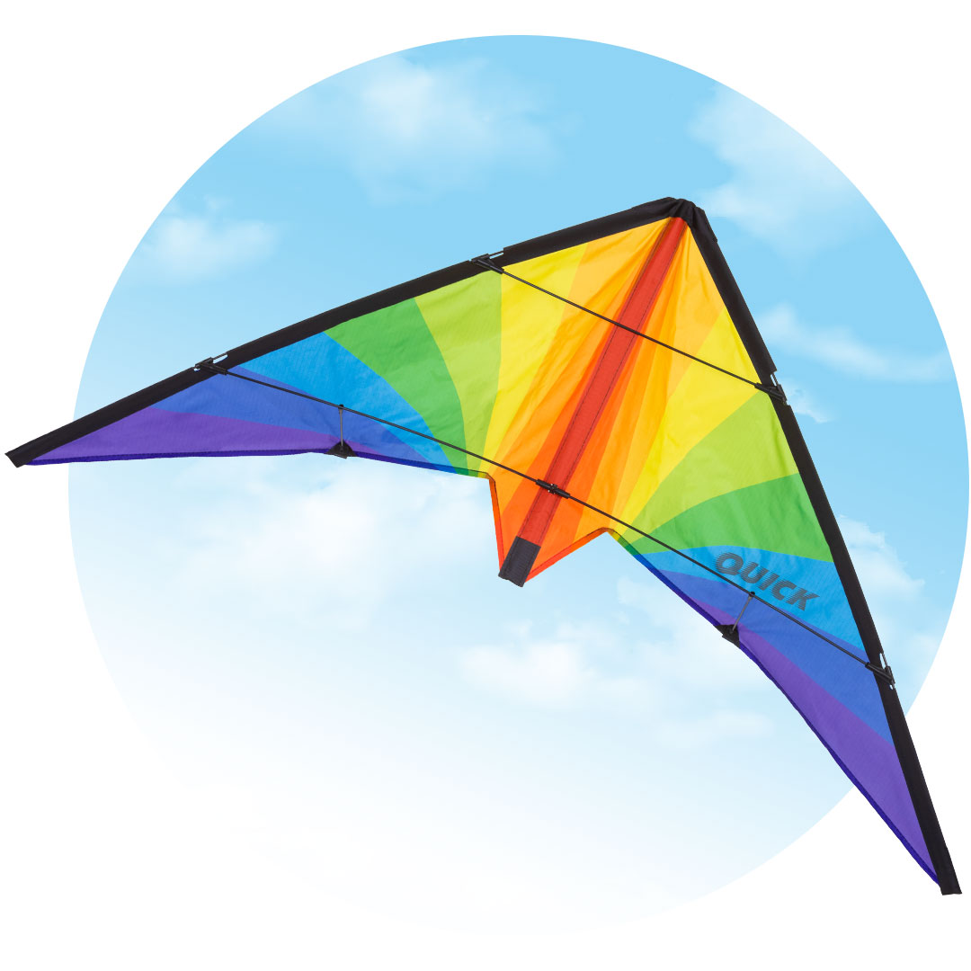 ECO: STUNT KITE "QUICK RAINBOW"