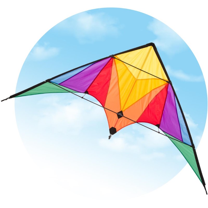 ECO: STUNT KITE "TRIGGER RAINBOW"