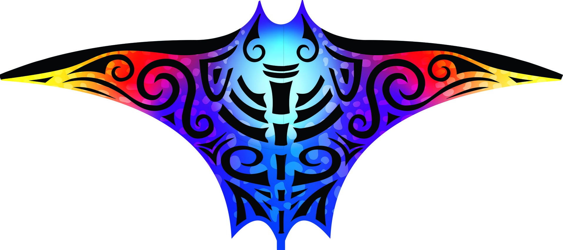 MANTA KITE TRIBAL FLAME