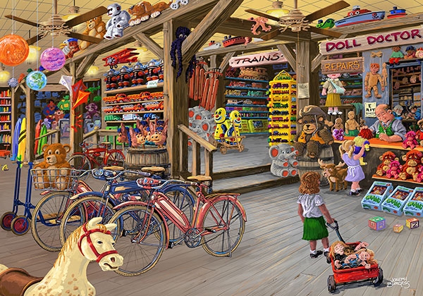 WOODEN CITY PUZZLE: IN THE TOY SHOP L