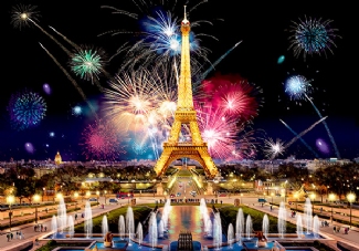 WOODEN CITY PUZZLE: PARIS BY NIGHT M